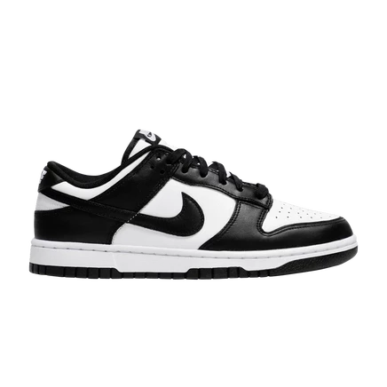 Мужские кроссовки Nike Dunk Low, черно-белые