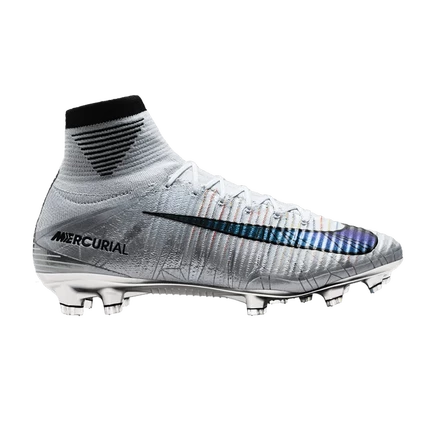 CR7 x Nike Mercurial Superfly 5 SE FG с голубым оттенком, белый
