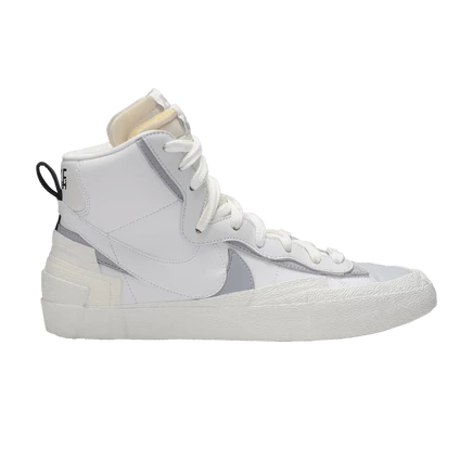 блейзер sacai x Nike средней длины 'White Grey' белый
