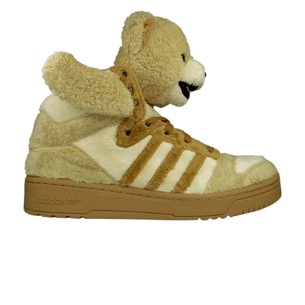 Кроссовки Adidas JS Bear «Teddy Bear», бежевые
