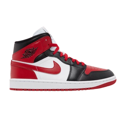 Женские кроссовки Air Jordan 1 Mid Alternate Bred, красные