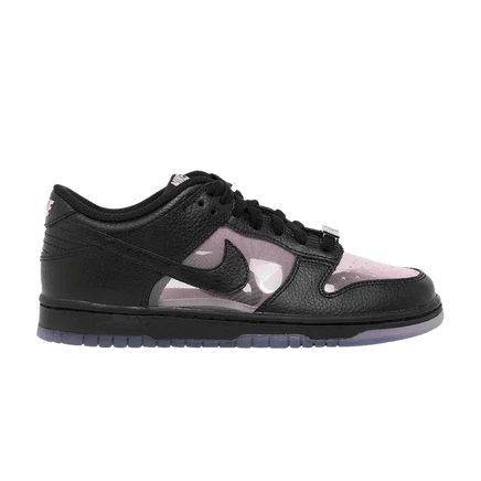 Кроссовки Nike Dunk Low Black Pink Rise, черно-розовые