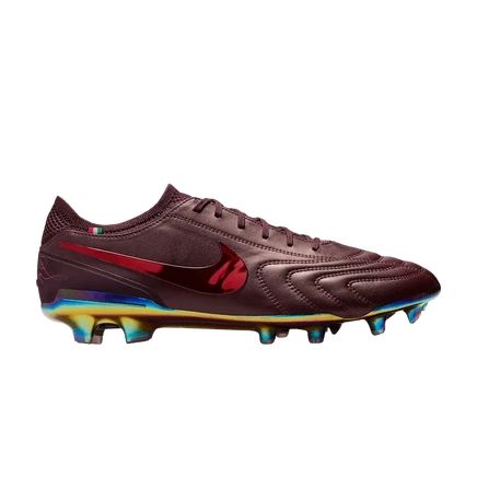 Мужские бутсы nike tiempo legend 10 elite luxe fg, бордовые