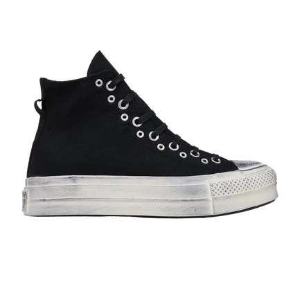 Женские кеды Converse Chuck Taylor Platform «Punk», черные