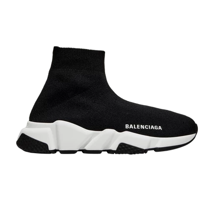 Кроссовки Balenciaga Wmns Speed 'Black White' черные