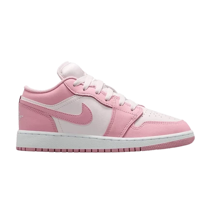 Air Jordan 1 Low GS 'Средне-нежно-розовый/Белый/Жемчужно-розовый' розовый