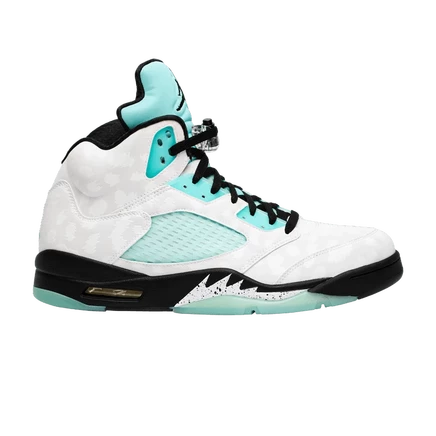 Кроссовки Air Jordan 5 Retro Island Green, зеленые