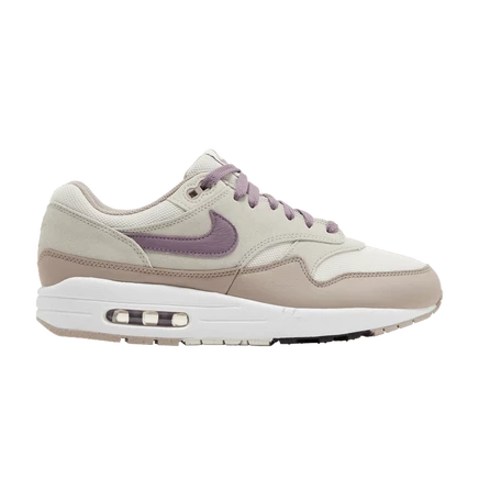 Кроссовки Nike Air Max 1 SC светло-кремовые с сиреневыми акцентами
