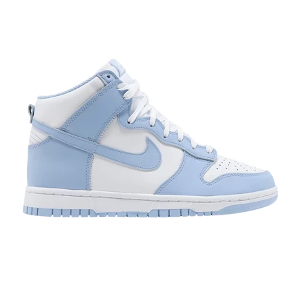 Женские кроссовки Nike Dunk High «Aluminum», белые