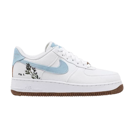 Кроссовки Nike Wmns Air Force 1 '07 SE 'Индиго' белого цвета