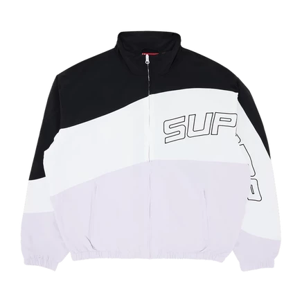 Куртка Supreme Curve Track Jacket, светло-фиолетовая
