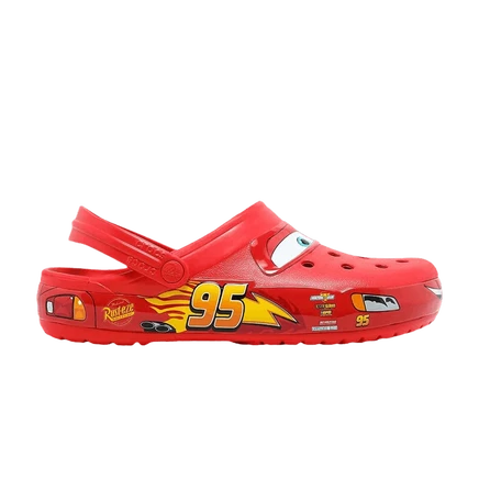 Кроксы Crocs Classic Clog Lightning McQueen, красные