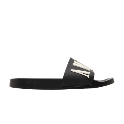 Мужские шлепанцы Amiri Logo Pool Slide, черные