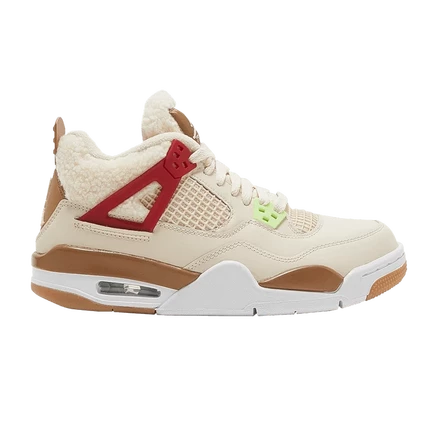 Детские кроссовки Air Jordan 4 Retro «Wild Things», кремовые