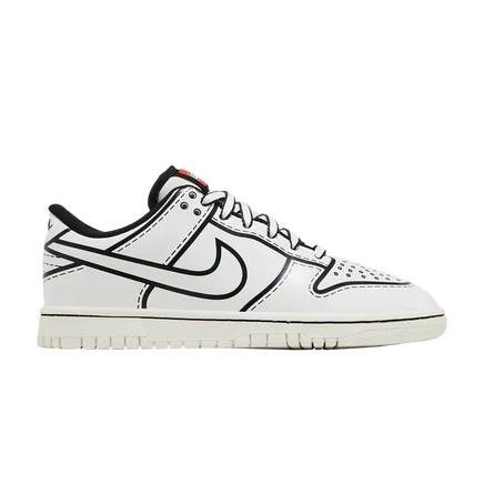 Детские кроссовки Nike x LEGO Dunk Low GS, кремовые