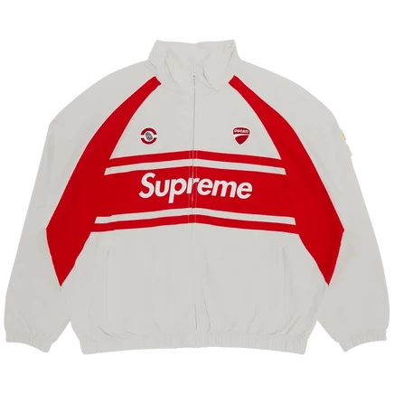 Унисекс трековая куртка Supreme x Ducati, серая