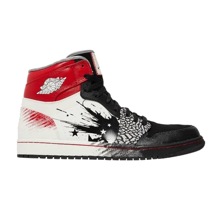 Кроссовки Air Jordan 1 Retro High Dave White, черные