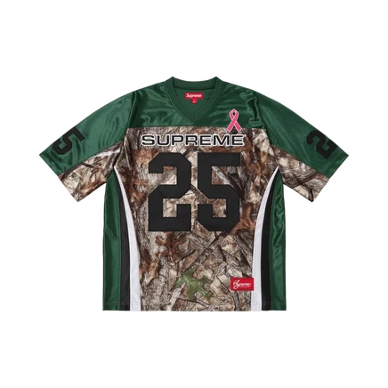 Унисекс джерси Supreme Breast Cancer, зеленое