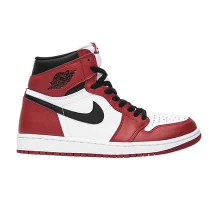 Кроссовки Air Jordan 1 Retro High OG «Chicago» 2015, красные