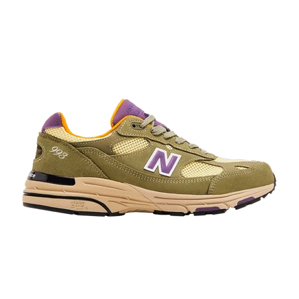 Кроссовки New Balance 993 Made in USA «Olive Leaf Maize», зеленые