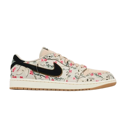 Кроссовки Rui Hachimura x Air Jordan 1 Low OG, кремовые