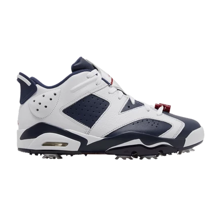 Мужские кроссовки для гольфа Air Jordan 6 Retro Low «Olympic», синие