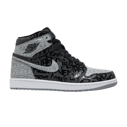 Кроссовки Air Jordan 1 High OG «Rebellionaire», черные