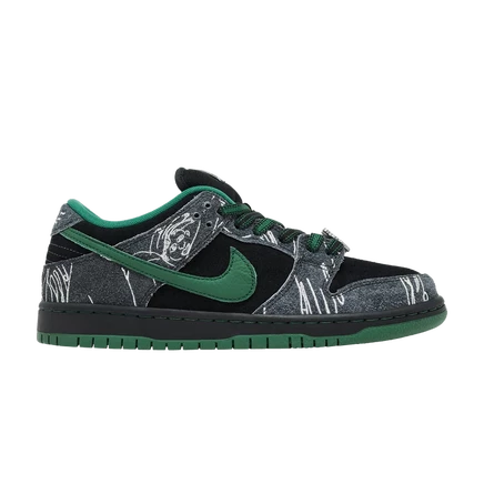 Кроссовки Nike x THERE Dunk Low SB «Ultra Humanized», черные