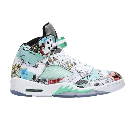 Кроссовки Air Jordan 5 Retro Wings, золотистые