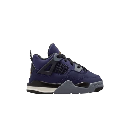 Детские кроссовки Air Jordan 4 Retro «Lakers», фиолетовые
