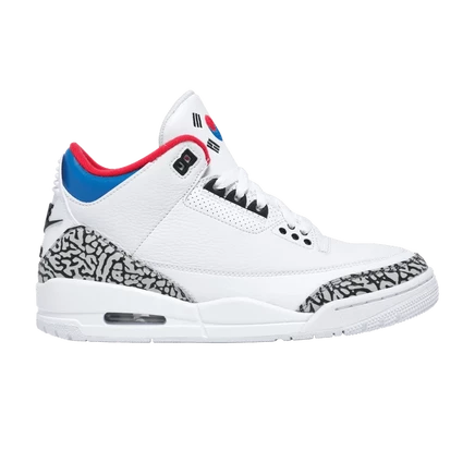Женские кроссовки Air Jordan 3 Retro «Seoul», белые