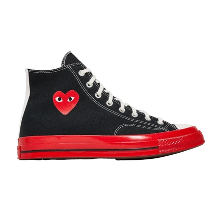 Кеды Converse Chuck 70 High x Comme des Garçons Play, черные