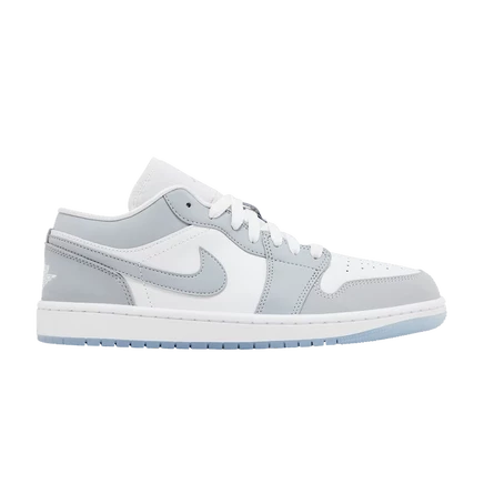Женские кроссовки Air Jordan 1 Low 2024, серо-белые