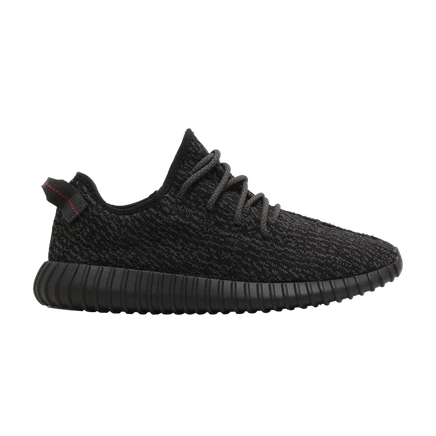 Мужские кроссовки Adidas Yeezy 350 Pirate Black, черные