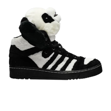 Кроссовки Adidas JS Panda Bear Jeremy Scott, черно-белые