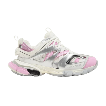 Женские кроссовки Balenciaga Track, розовые/серебристые