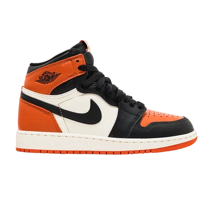 Детские кроссовки Air Jordan 1 Shattered, оранжевые