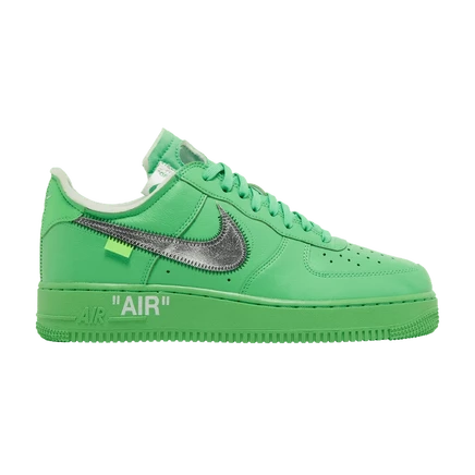 Кроссовки Off-White x Nike Air Force 1 Low «Brooklyn», зеленые