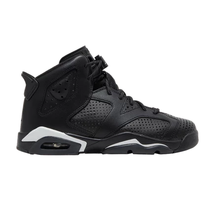 Детские кроссовки Air Jordan 6 Retro GS Black Cat, черные
