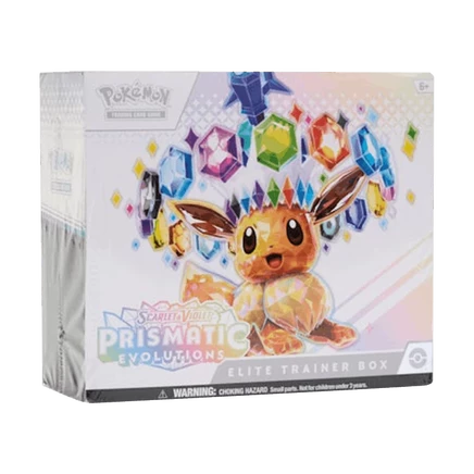 Набор карт Pokémon Scarlet & Violet — Prismatic Evolutions Elite Trainer Box