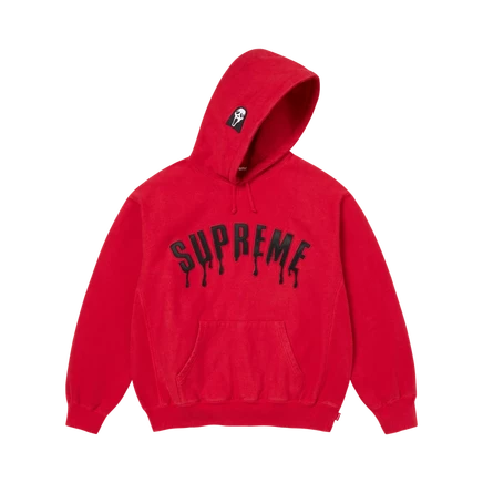 Толстовка с капюшоном Supreme Ghostface Arc 'Red' красный