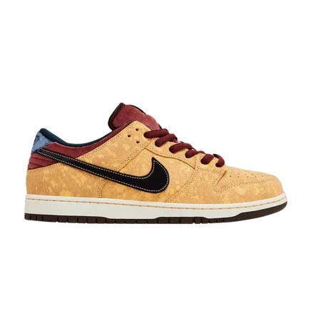 Кроссовки Nike Dunk Low SB City of Cinema, золотистые