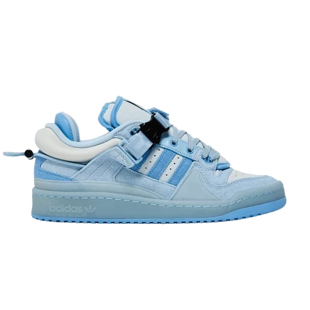 Кроссовки Adidas Forum Buckle Low Bad Bunny, голубые