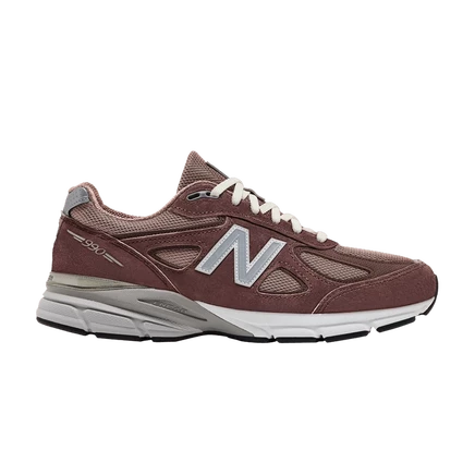 Мужские кроссовки New Balance 990v4 Made in USA x Kith, коричневые