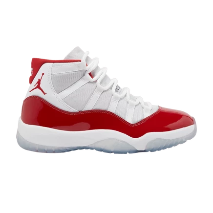 Мужские кроссовки Air Jordan 11 Retro Cherry, белые