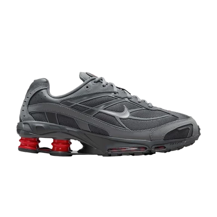 Кроссовки Nike Shox Ride 2 'Smoke Grey University Red' серого цвета