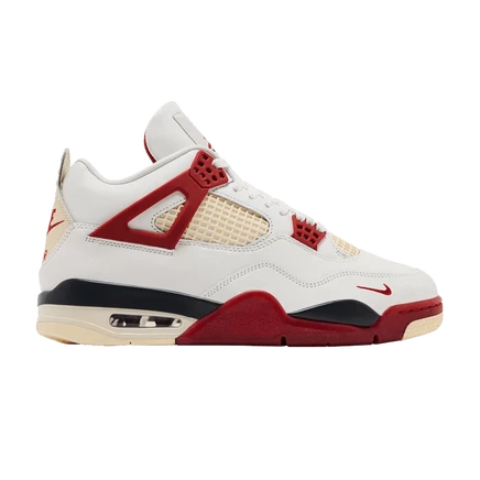 Мужские кроссовки Air Jordan 4 Nigel Sylvester «Brick After Brick», белые