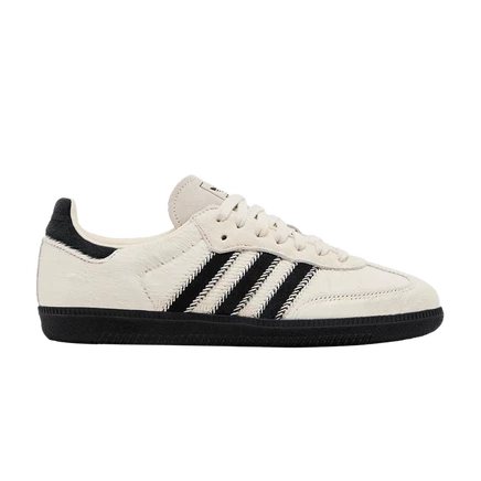 Женские кроссовки Adidas Samba OG с отделкой из пони, белые
