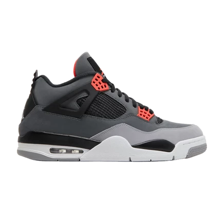 Мужские кроссовки Air Jordan 4 Retro Infrared, серые