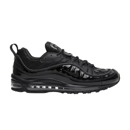 Мужские кроссовки Nike x Supreme Air Max 98 «Black», черные